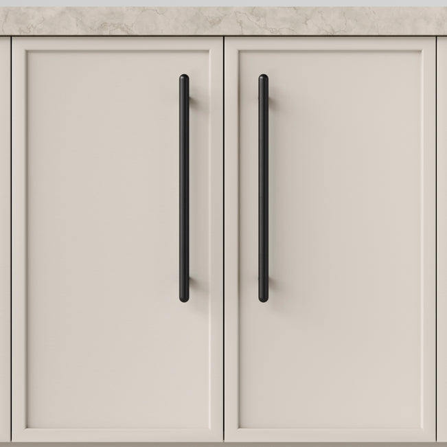 Hero Iver Puerto 320mm Cabinet Pull Handle Matte Black 24063 - The Blue Space
