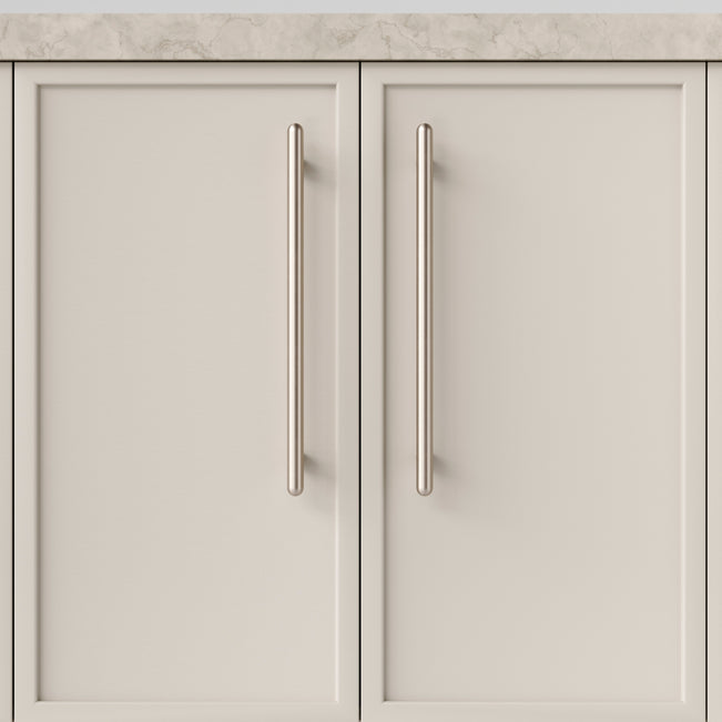 Hero Iver Puerto 320mm Cabinet Pull Handle Satin Nickel 24065 - The Blue Space