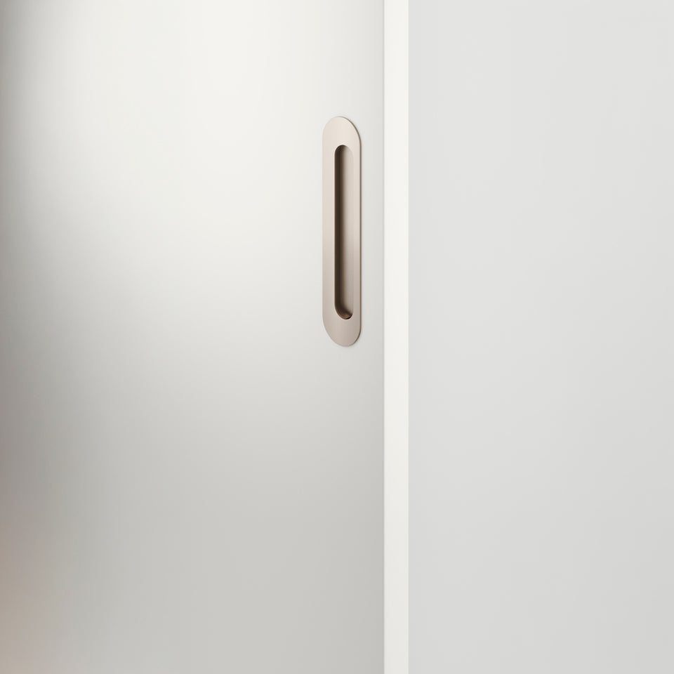 Iver Puerto Flush Pull Satin Nickel