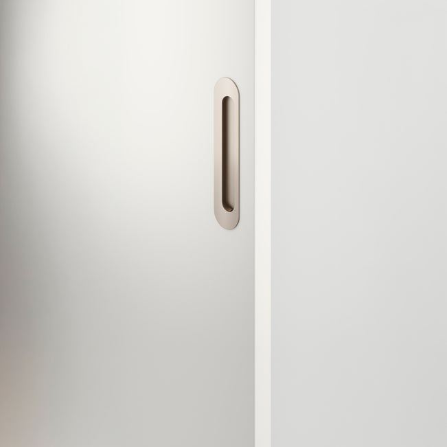 Lifestyle Iver Puerto Flush Pull Satin Nickel 24165 - The Blue Space