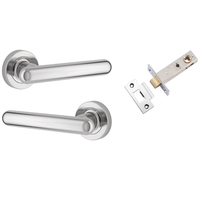 Iver Puerto Lever Round Rose Passage Kit Polished Chrome 24004KPASS60 - The Blue Space