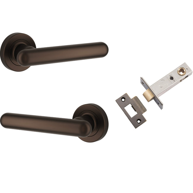 Iver Puerto Lever Round Rose Passage Kit Signature Brass 24002KPASS60 - The Blue Space