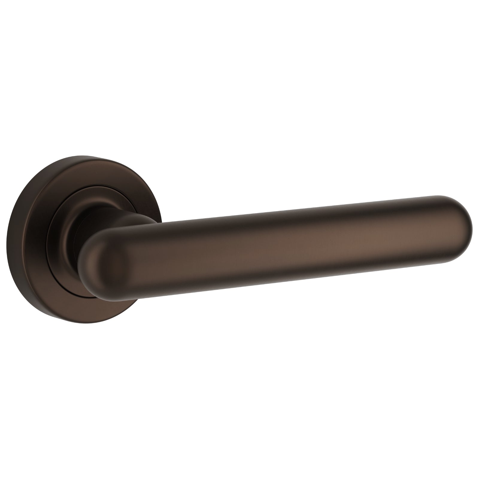 Iver Puerto Lever Round Rose Signature Brass 24002 - The Blue Space