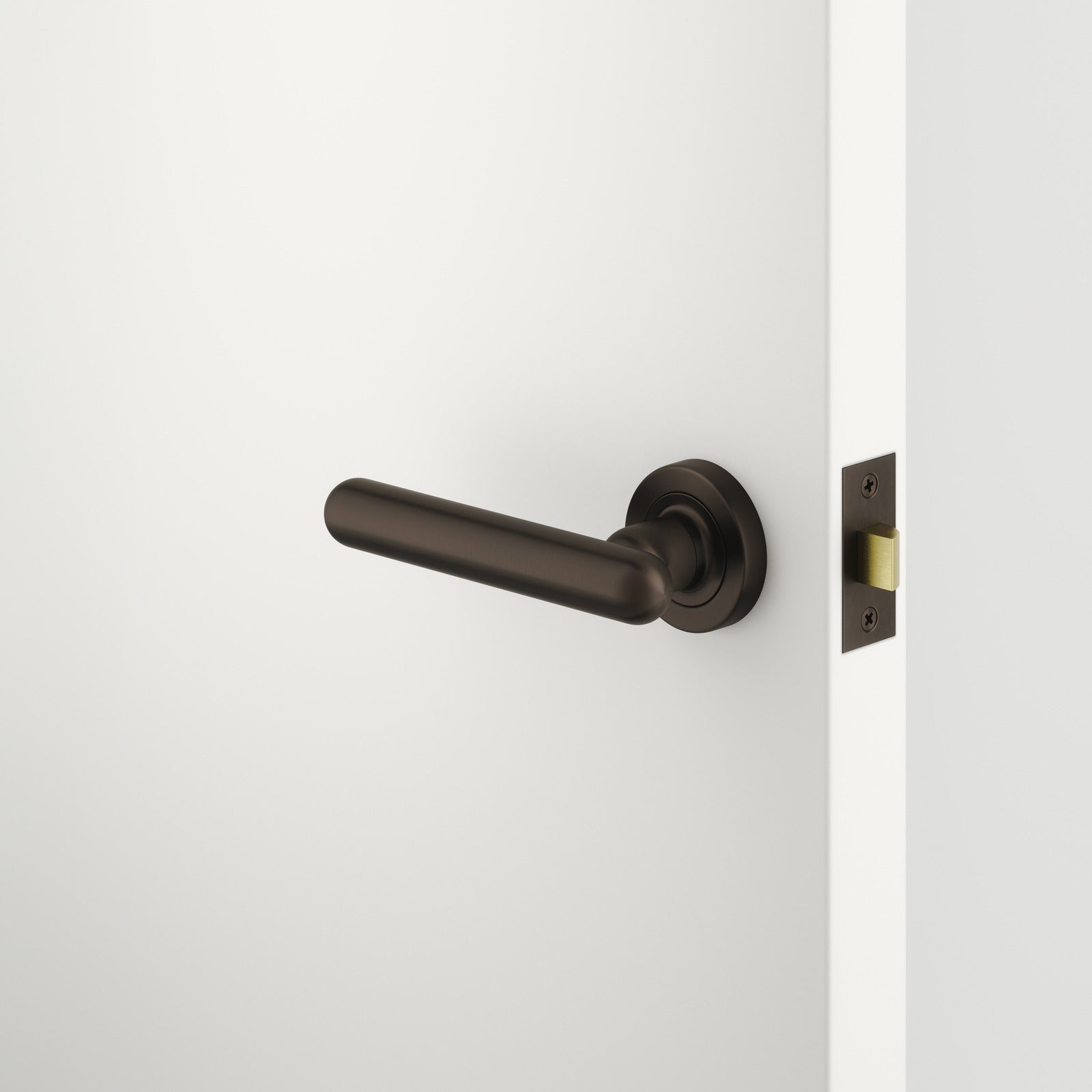 Hero Iver Puerto Lever Round Rose Signature Brass 24002 - The Blue Space