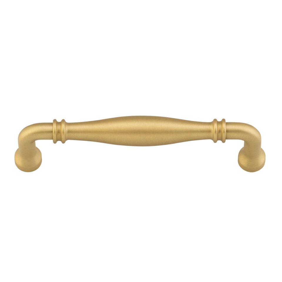 Iver Sarlat 128mm Cabinet Pull Handle Brushed Gold PVD