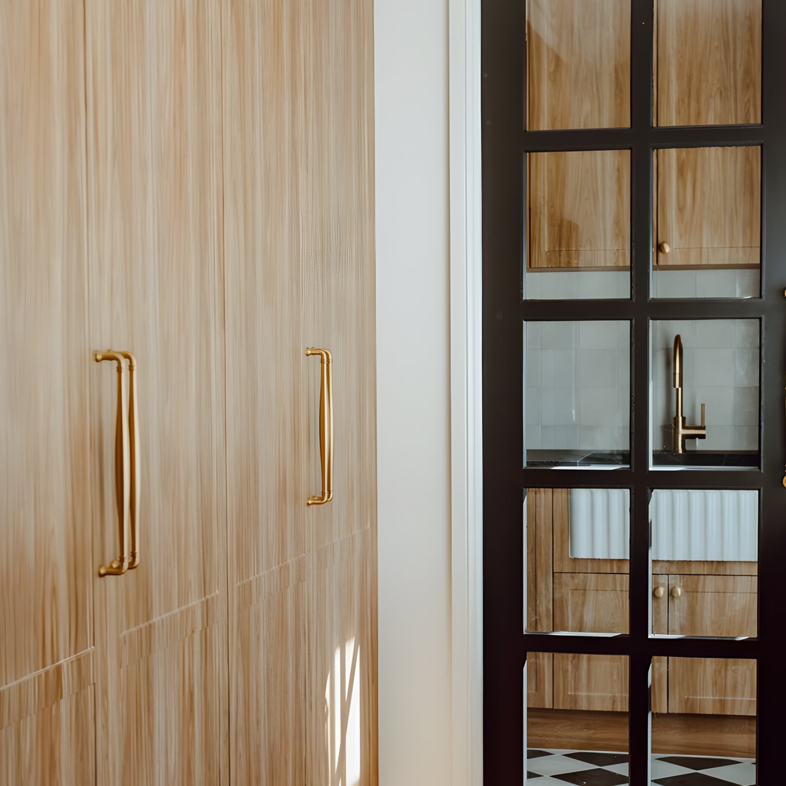 Project Image Iver Sarlat 256mm Cabinet Pull Handle Brushed Brass 21086 - The Blue Space