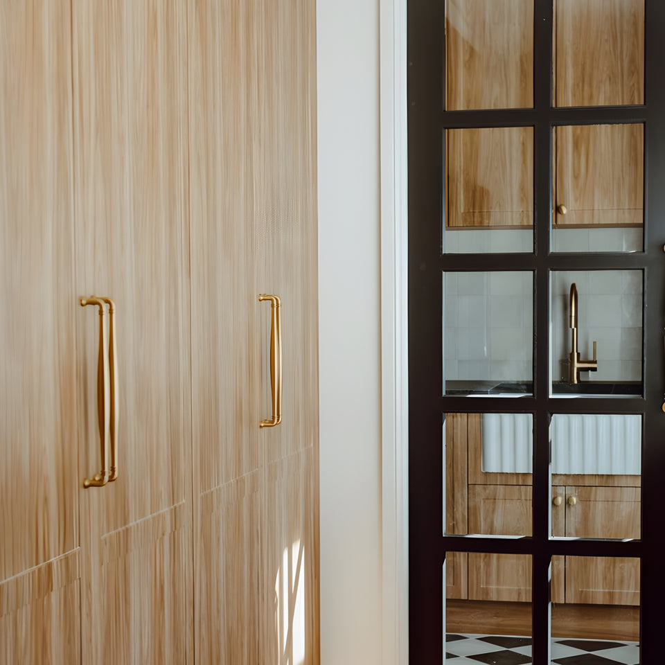 Iver Sarlat 256mm Cabinet Pull Handle Brushed Brass