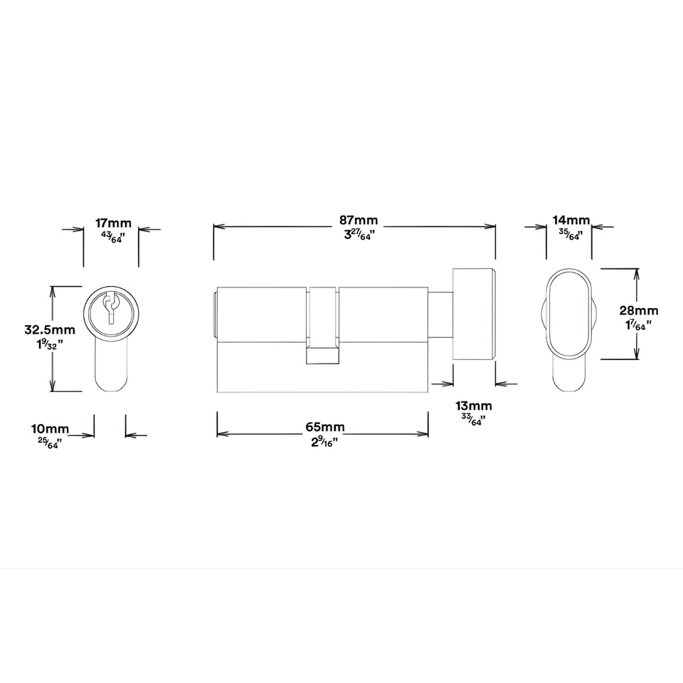 Iver Sarlat Lever Rectangular Backplate Entrance Kit with High Security Lock Brushed Brass