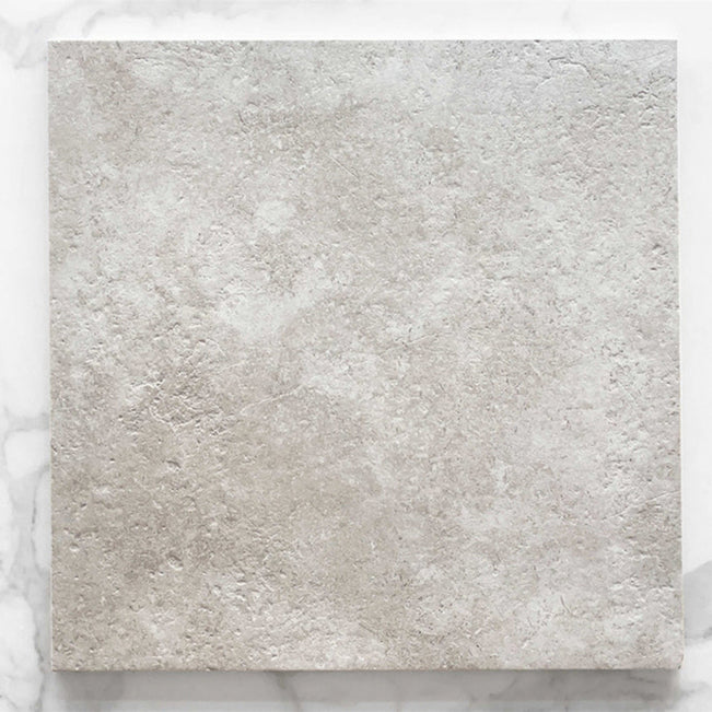 Single no Hand Ivory Luna Limestone Tile External P5 600 x 600 x 10mm Porcelain 66STABIEXT - The Blue Space