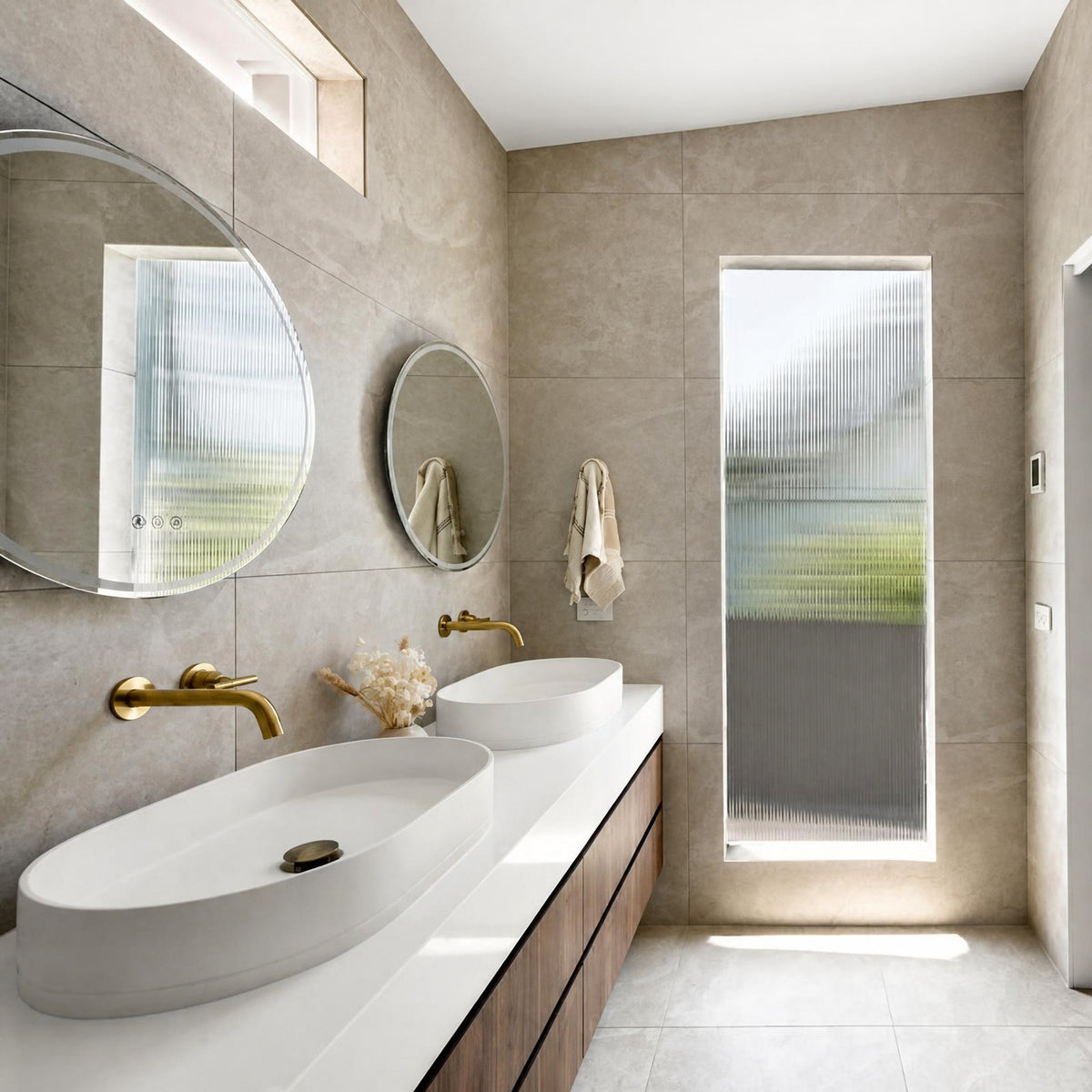 Ivory Tilly Tundra Stone Tile Matte Tech Grip 600 x 1200 x 10mm Porcelain
