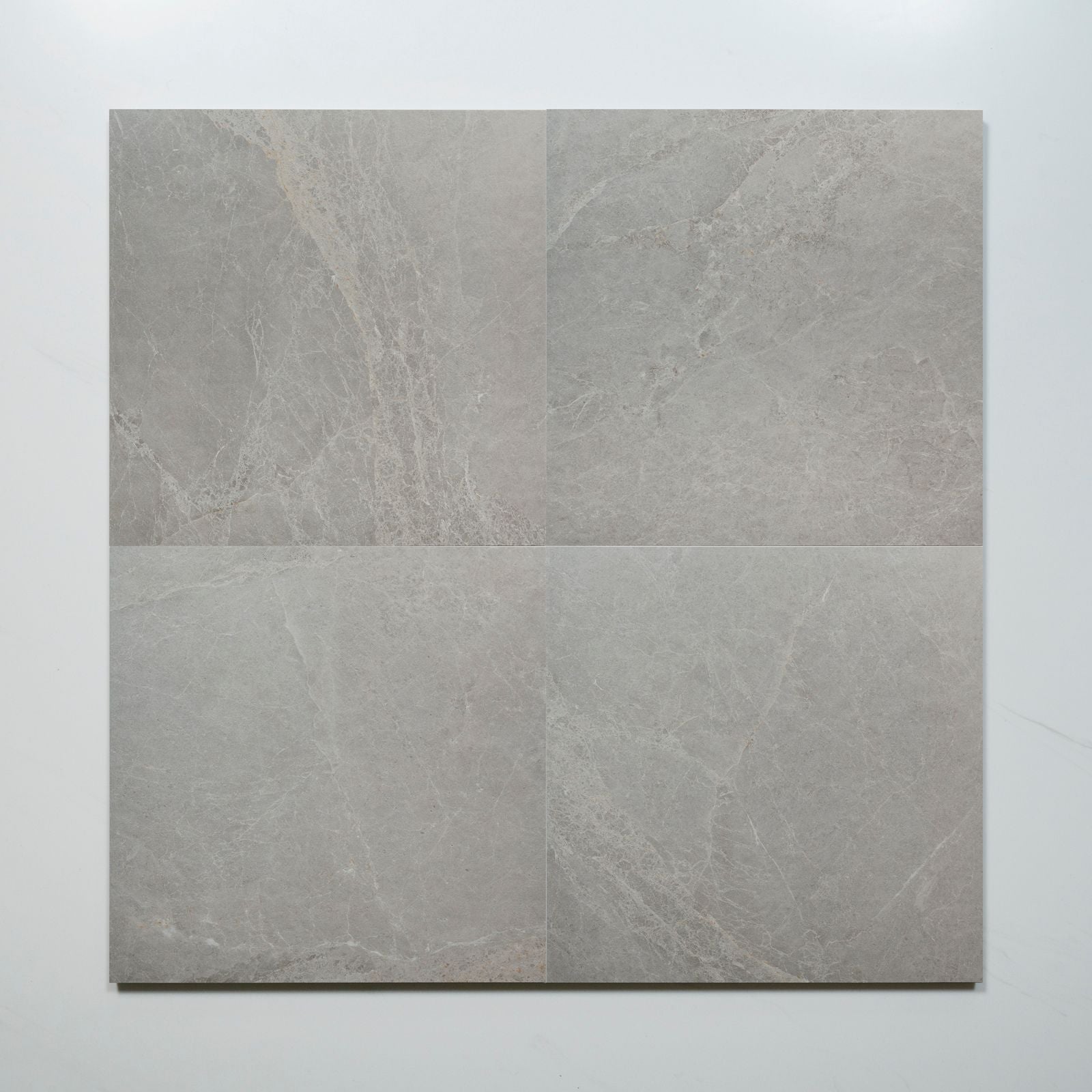 Faces Kew Grey Matte Porcelain Tile 600 x 600mm PISGRM2 - The Blue Space