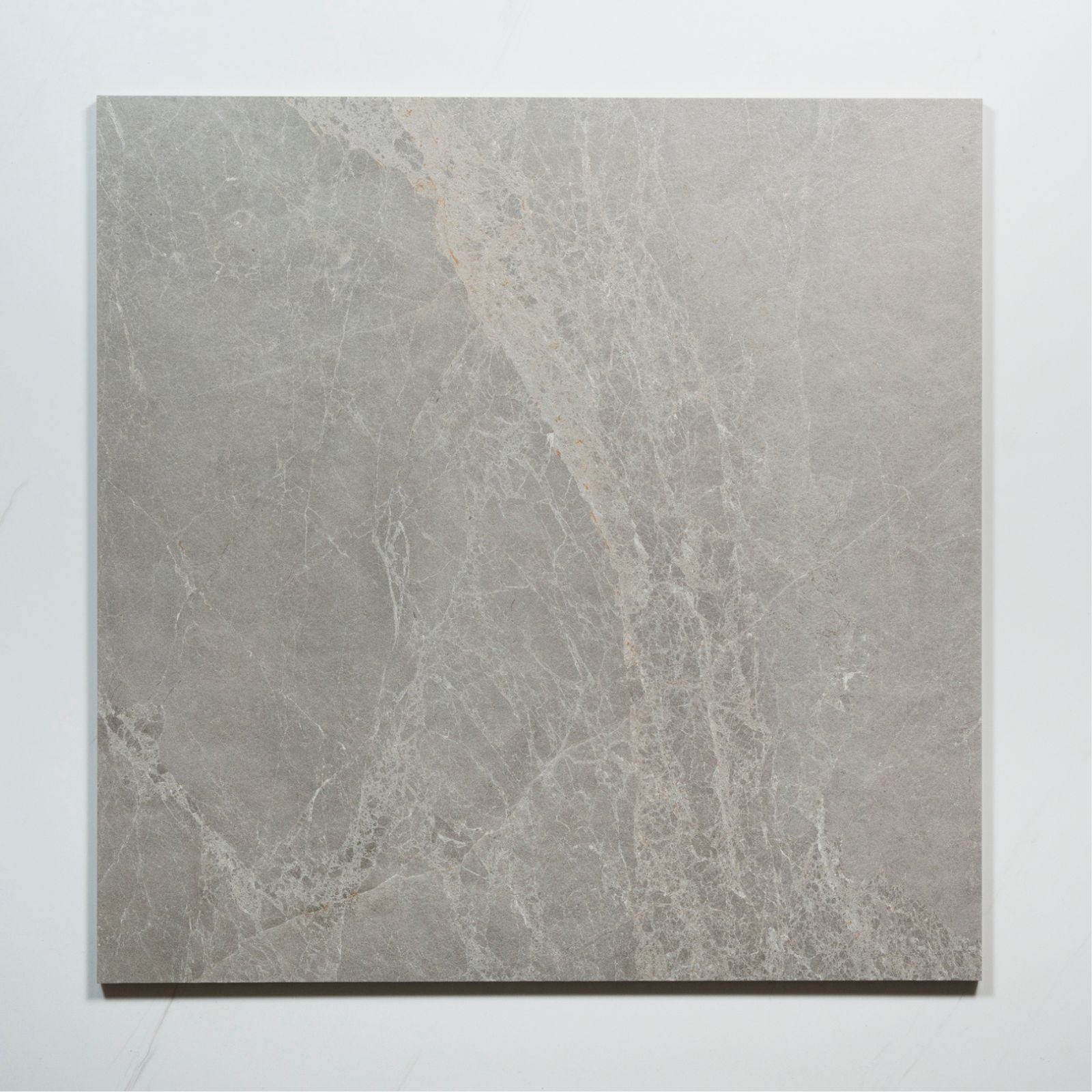 No Hand Kew Grey Matte Porcelain Tile 600 x 600mm PISGRM2 - The Blue Space