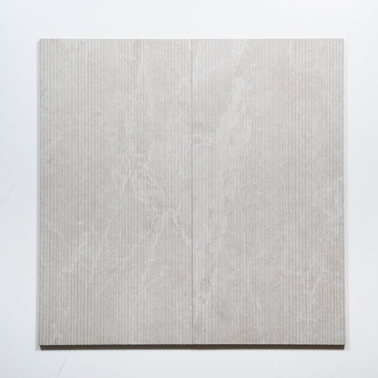 Pattern Lay No Hand Kew Pearl Ribbed Decor Porcelain Tile 300 x 600mm PISBIF1 - The Blue Space