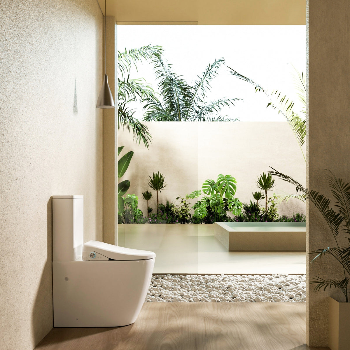 Lifestyle 2 Catania Rimless Bidet Toilet Suite Extra Height BS35S-TL6086A - The Blue Space
