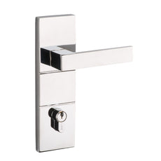 Lane Cambridge Corvan Single Cylinder Entrance Door Handle Set Polished Chrome L978577 - The Blue Space