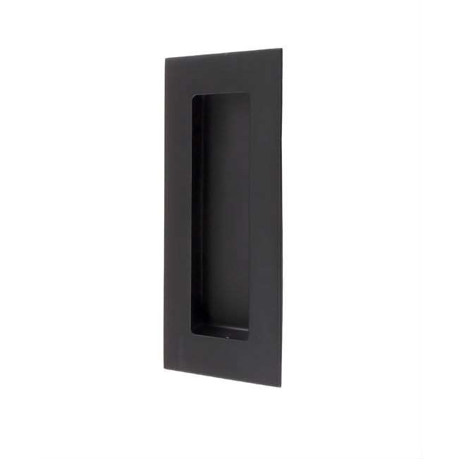 Lane Flush Pull Handle Rectangle 120mm Matte Black L996298 - The Blue Space