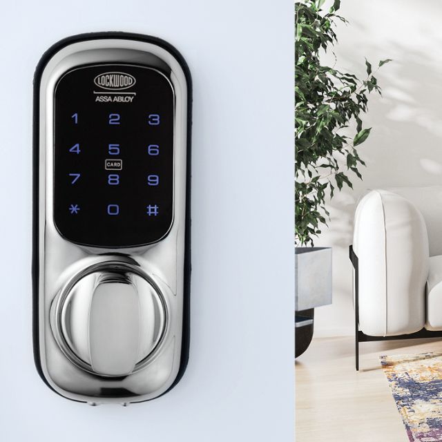 Lifestyle Lockwood 001 Touch Plus Smart Deadlatch Chrome Plate LWL-001TDDL-CPDP - The Blue Space 