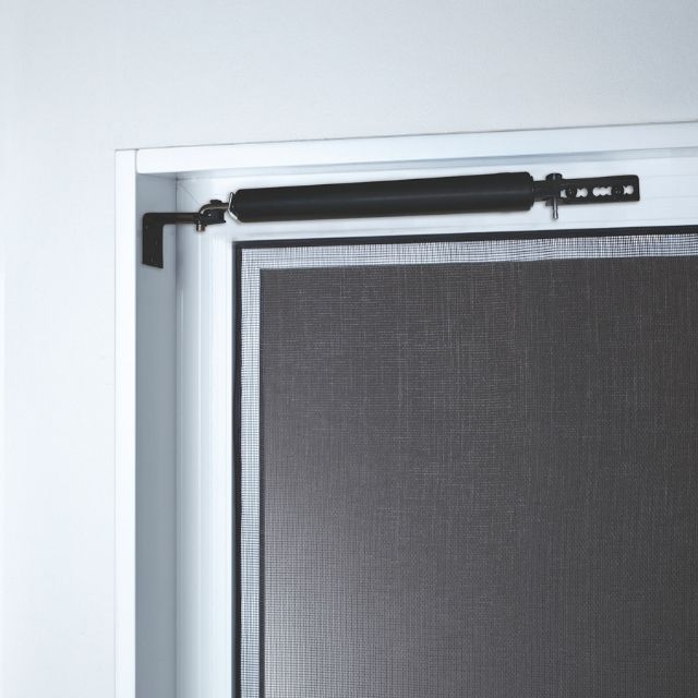 Lockwood Hydraulic Screen Door Closer Black 404BLK - The Blue Space