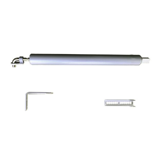 Lockwood Hydraulic Screen Door Closer Silver