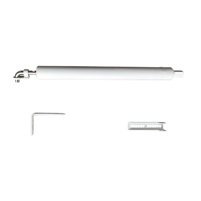 Lockwood Hydraulic Screen Door Closer White 404WH - The Blue Space