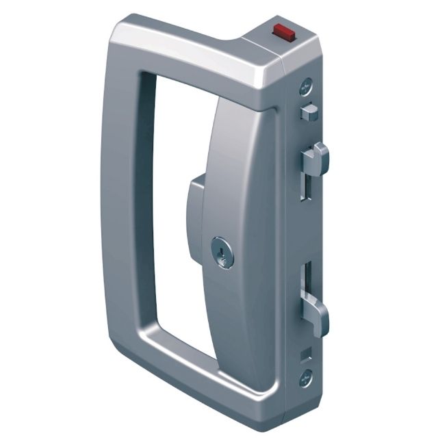 Lockwood Onyx Dual Handed Patio Sliding Door Lock - Silver