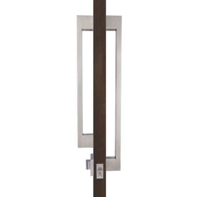 Lockwood Paradigm Pull Handle Lockset - Double Cylinder Deadbolt Stainless Steel