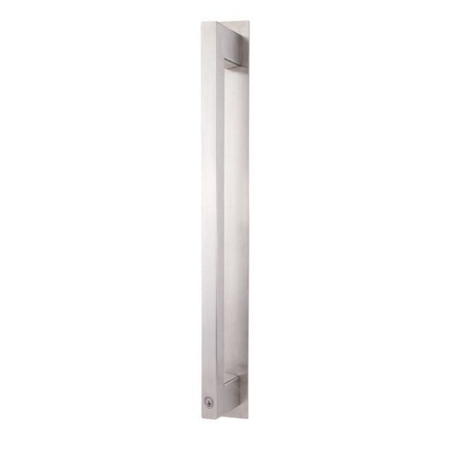 Lockwood Paradigm Pull Handle Lockset - Single Cylinder Deadlatch Stainless Steel