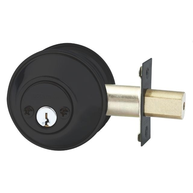 Inside Lockwood Symmetry 7107 Double Cylinder Deadbolt Matte Black 7107MBKDP - The Blue Space