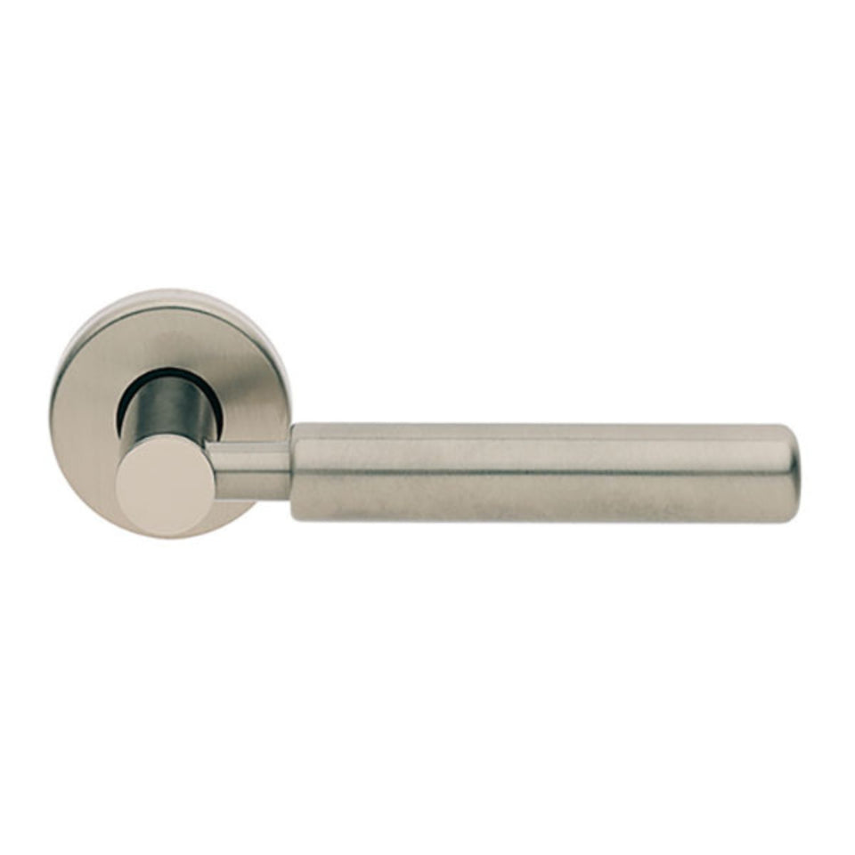 Manital Amleto Passage Door Handle Set Satin Nickel