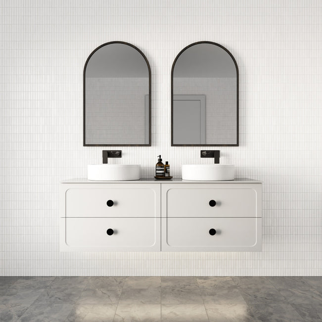 Lifestyle Marquis Camden Wall Hung Vanity with Caesarstone, Vasari or Dekton Top CAMDEN14-WH - The Blue Space