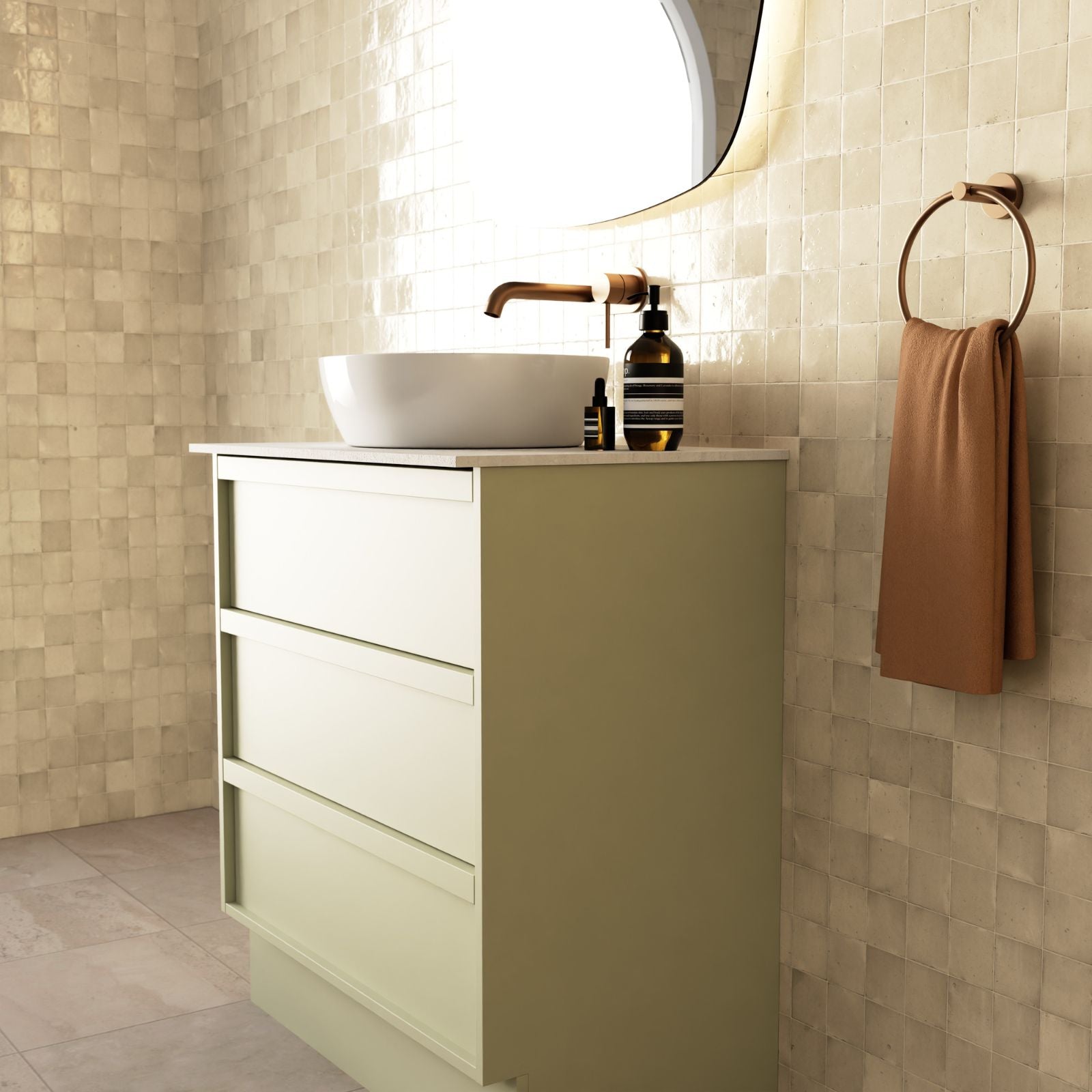 Marquis Marlo Floor Standing Vanity with Kickboard and Symphony Top MARLO2-FS-ST - The Blue Space