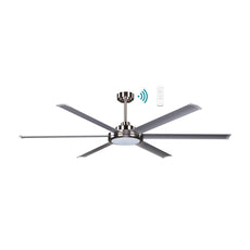 Martec Albatross II 2130mm DC Ceiling Fan with Light Brushed Nickel  MDCAB210B-KITB - The Blue Space