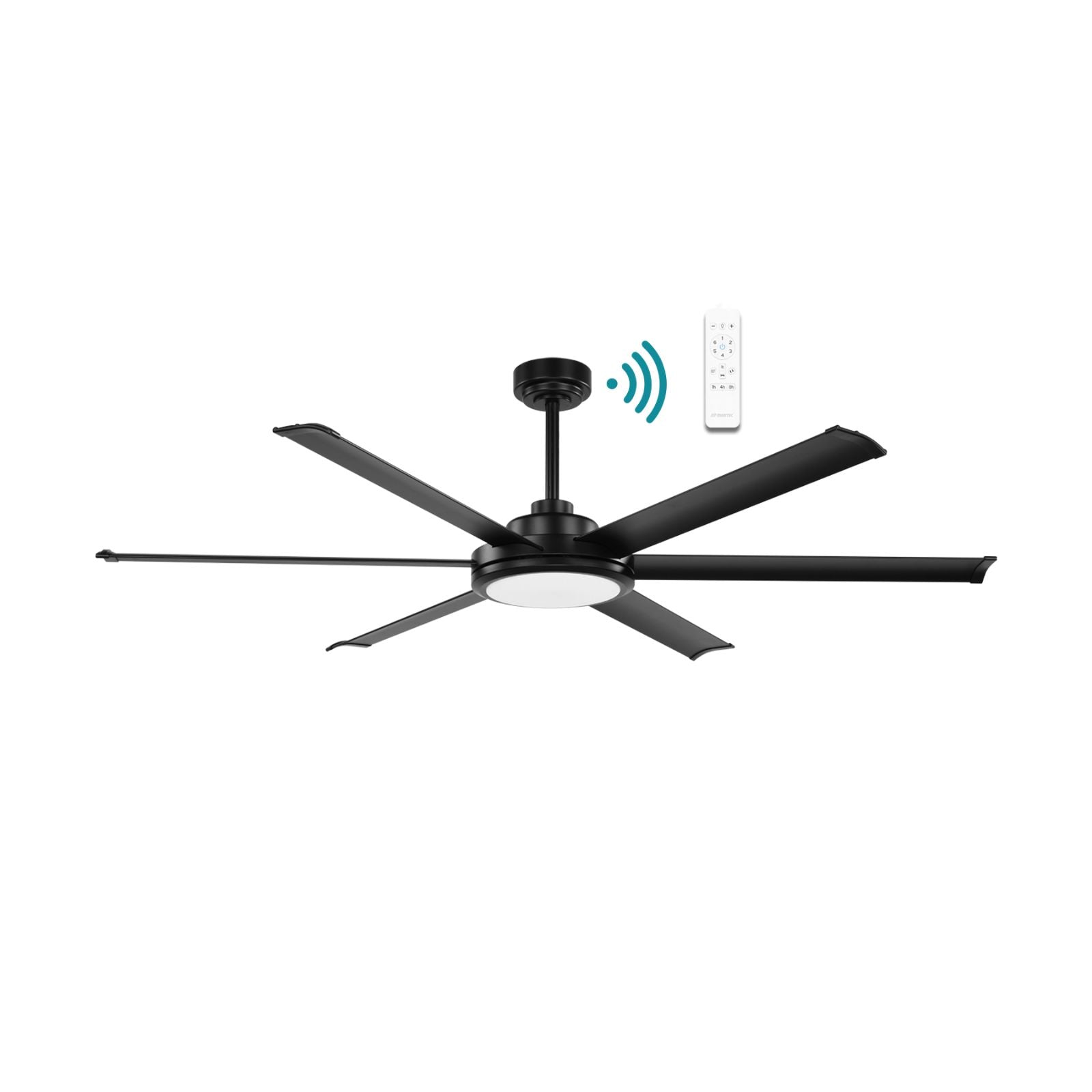 Martec Albatross II 2130mm DC Ceiling Fan with Light Matte Black MDCAB210M-KITM - The Blue Space
