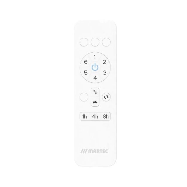 Martec Fresno DC 1320mm Hugger Ceiling Fan Matt White
