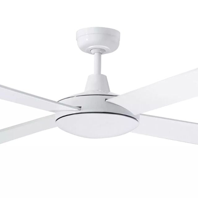 Martec Lifestyle 1320mm 4 Blade Ceiling Fan White DLS134W - The Blue Space