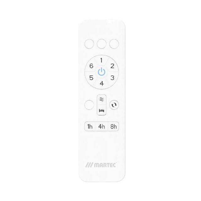 Martec Riviera DC 1320mm Ceiling Fan Matt White