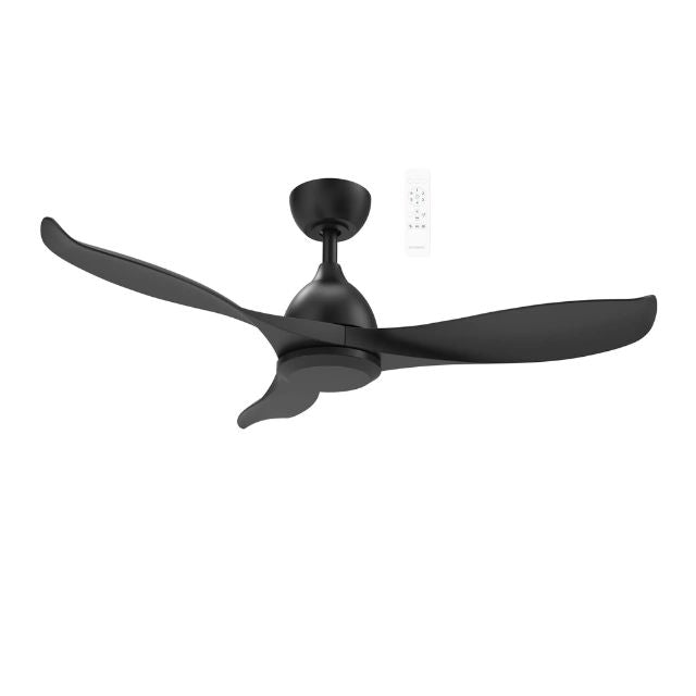 Martec Scorpion DC 1320mm Ceiling Fan Matt Black MSDC133M - The Blue Space