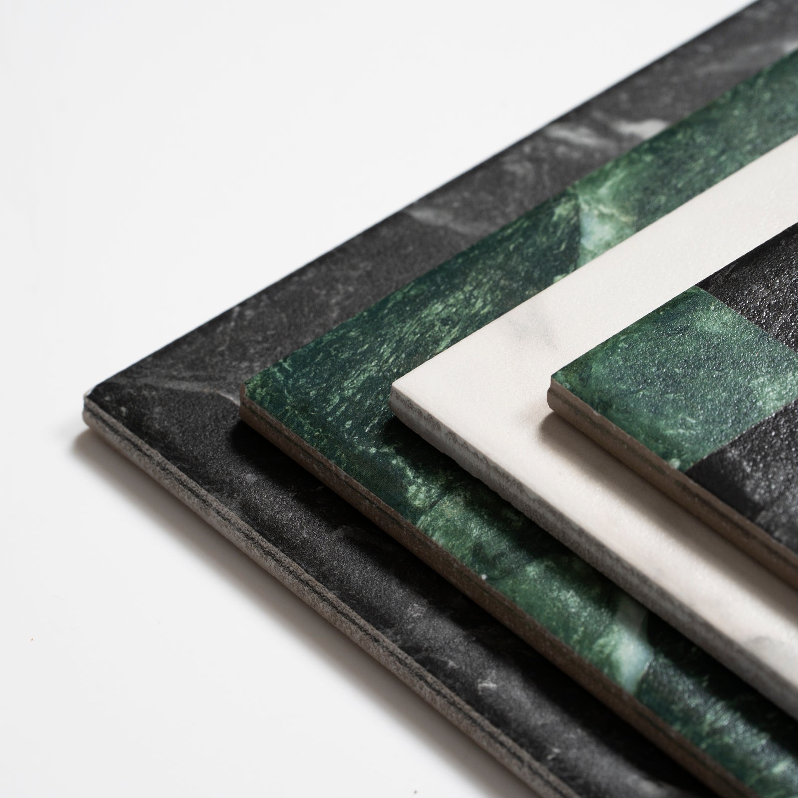 Variations Matrix Green Marble Look Matte Porcelain Tile P3 200mm x 200mm 2AMIGNM - The Blue Space