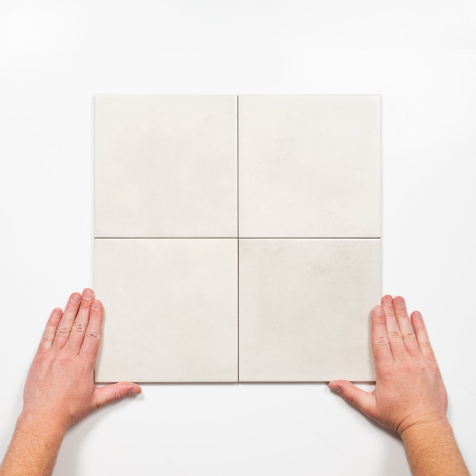 Pattern Meander White Porcelain Tile P3 200 x 200mm 2TIFWHM - The Blue Space