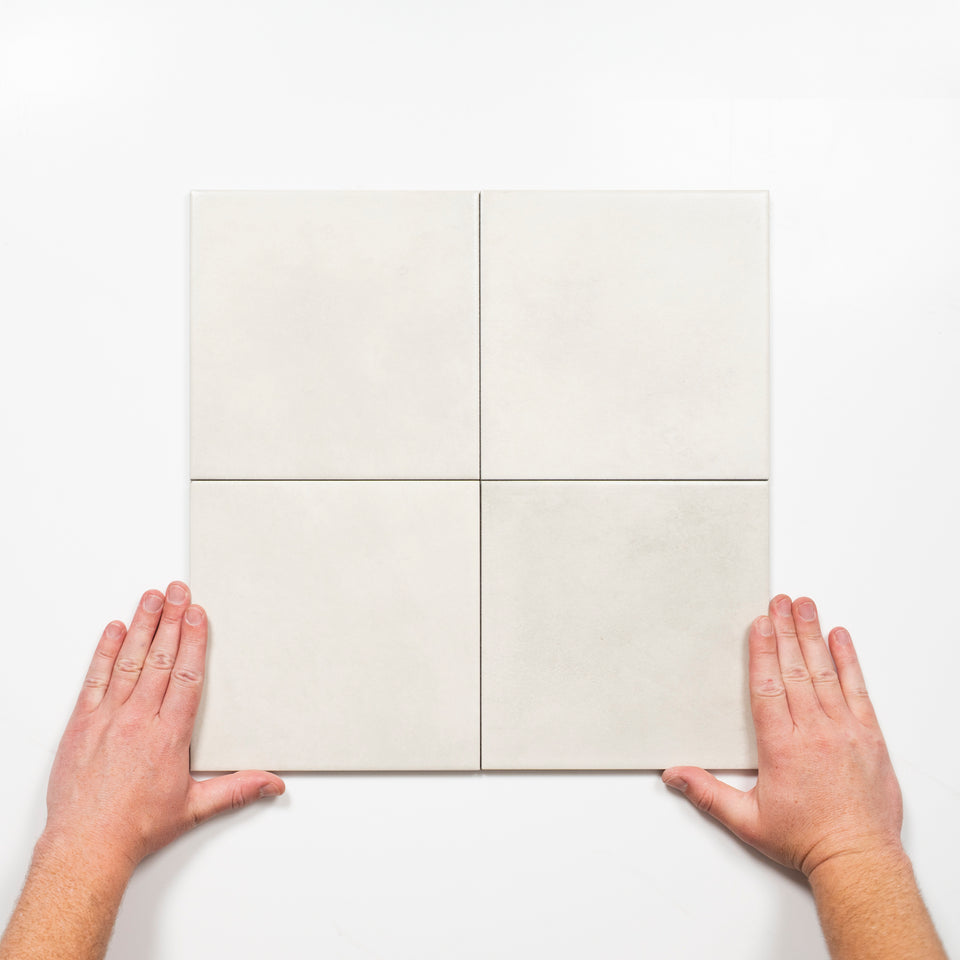 Meander White Porcelain Tile P3 200 x 200mm