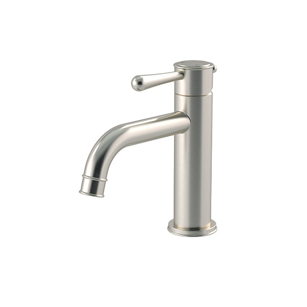 Meir Harrington Short Basin Mixer Brushed Nickel HB03-PVDBN - The Blue Space