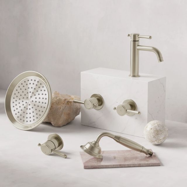 Meir Harrington Shower Head 200mm Brushed Nickel