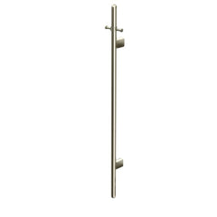 Meir Heated Vertical Towel Rail - Brushed Nickel