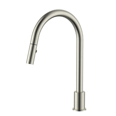Meir Kitchen Hob Spout with Pull Out Nozzle - Brushed Nickel MS18-PVDBN - The Blue Space