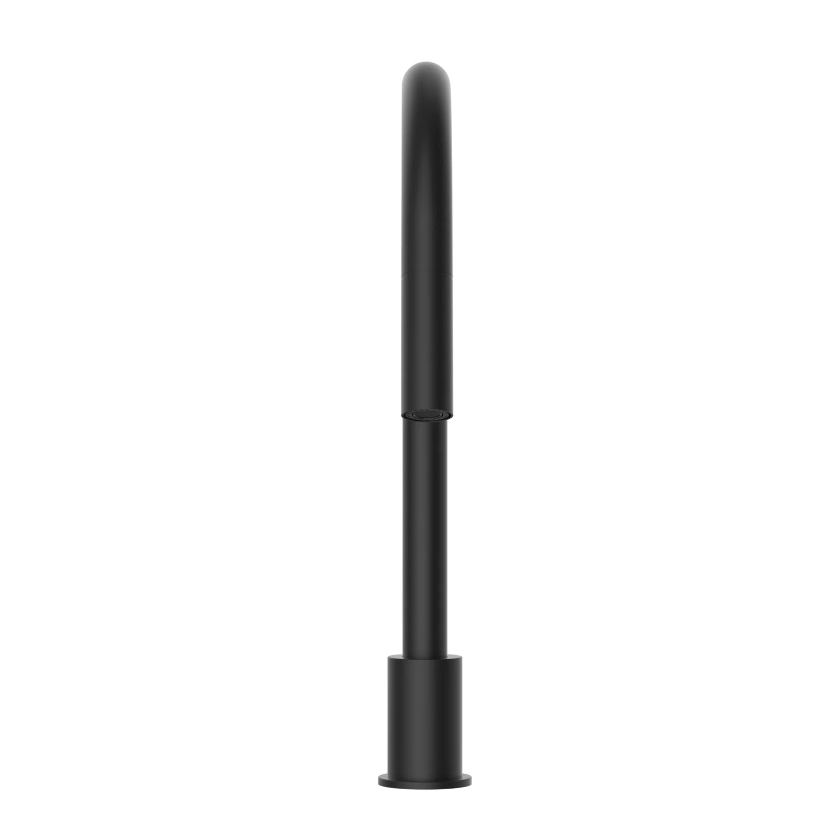 Front Meir Kitchen Hob Spout with Pull Out Nozzle - Matte Black MS18 - The Blue Space