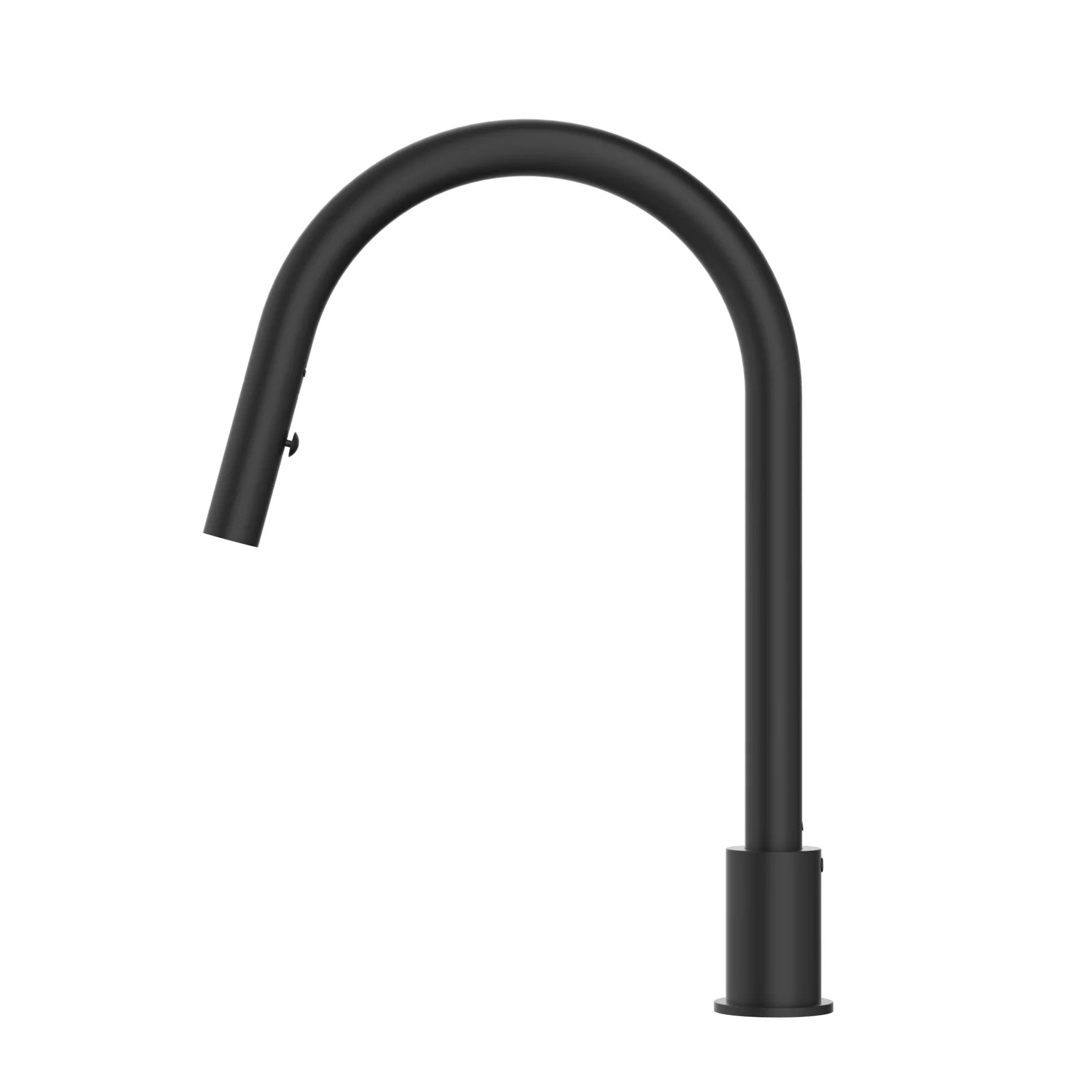 Side Meir Kitchen Hob Spout with Pull Out Nozzle - Matte Black MS18 - The Blue Space