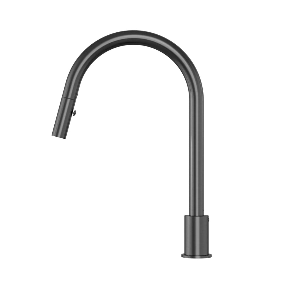 Meir Kitchen Hob Spout with Pull Out Nozzle - Shadow