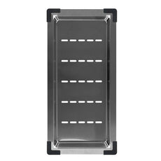 Meir Kitchen Sink Colander in Gunmetal Black - The Blue Space