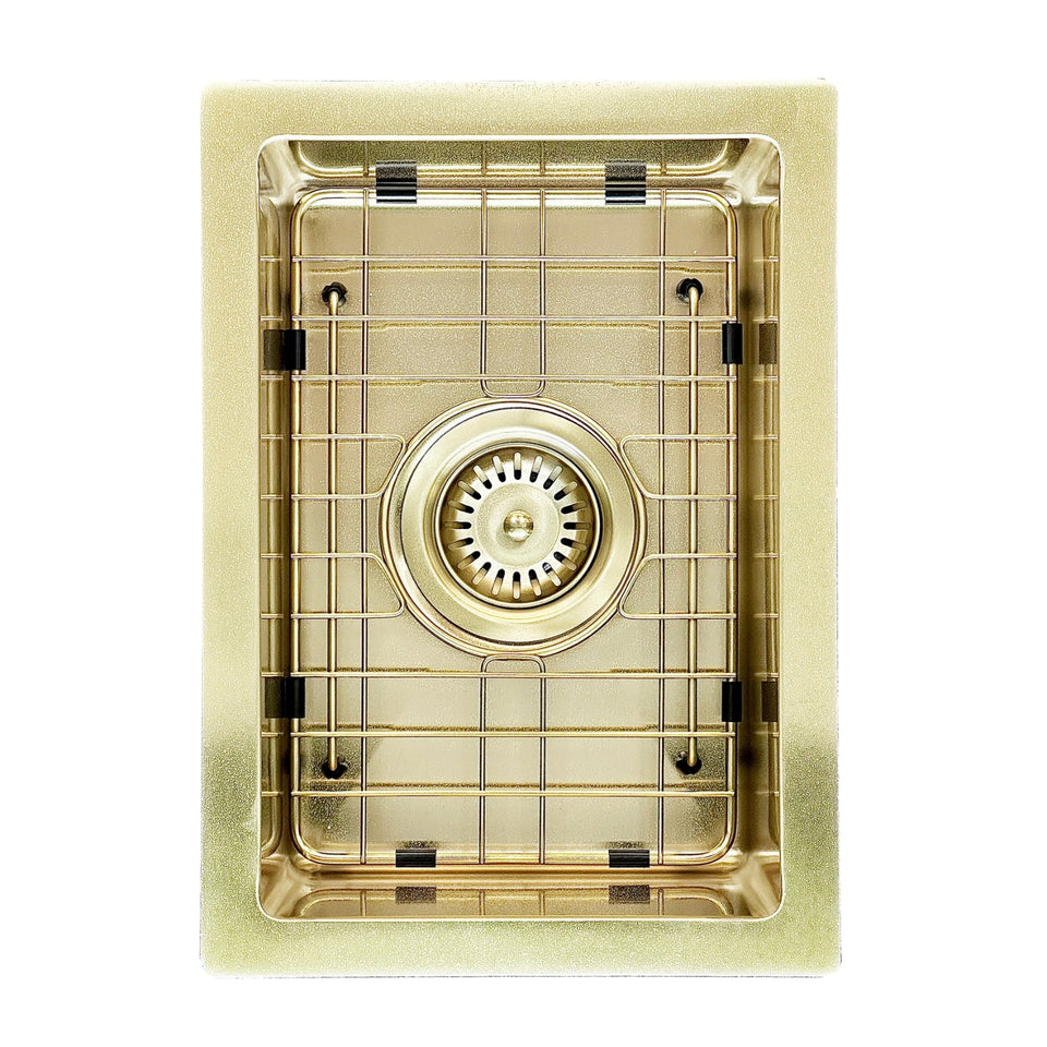 Meir Lavello Protection Grid for MKSP-S322222 - PVD Brushed Bronze Gold