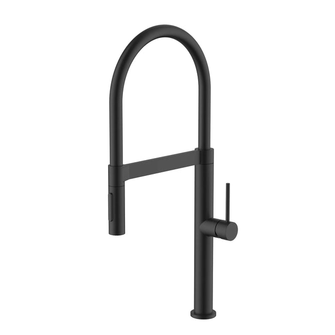 Meir Pull Down Kitchen Mixer with Magnetic Dock - Matte Black MK19 - The Blue Space